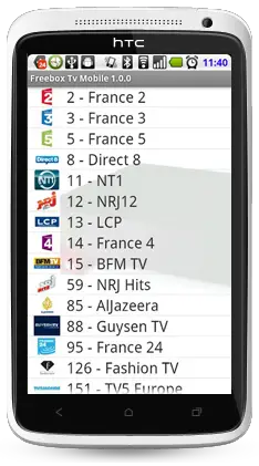 Free TV en direct sur téléphone Android